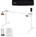 Albatros Tischgestell, Wei&szlig;, Metall, 180x118x68 cm, Arbeitszimmer, Schreibtische,