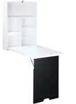 Homcom Schreibtisch,, Wei&szlig;, Holzwerkstoff, 94x5x60 cm, Esszimmer, Tische