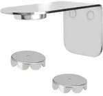 bremermann Magnet-Seifenhalter,, Silber, Metall, 4.5x4.5x8 cm, Badaccessoires,