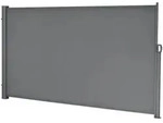 pro.tec Seitenmarkise, Grau, Textil, 300x160 cm, Sonnenschutz & Sichtschutz,