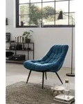 Livetastic Xxl-Sessel, Schwarz, Blau, Metall, 76x85.6x85.6 cm, Wohnzimmer,...