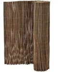 casa.pro Weidenzaun, Dunkelbraun, Naturmaterialien, 500x100 cm, Sonnen- &