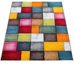 Paco Home Kurzflorteppich, Mehrfarbig, Textil, Rechteckig, 80x150 cm,