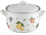Riess Topf, Wei&szlig;, Glas, Kochen, T&ouml;pfe, Fleischt&ouml;pfe