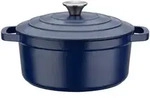 GSW Kochtopf Blue Magic, Dunkelblau, Metall, 3,8 L, ISO 9001, backofengeeignet,