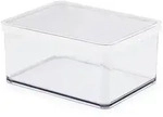 Rotho Vorratsdose Loft, Wei&szlig;, Transparent, Kunststoff, 2,25 L, rechteckig, 15x9.6x20