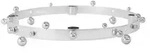 Oyoy Living Design Adventskranz, Silber, Metall, 5.5 cm, Dekoration,