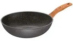 Stoneline Wok, Grau, Braun, Metall, Kochen, Pfannen, Woks