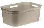 Rotho W&auml;schekorb Brisen, Cappuccino, Kunststoff, 41 L, 39.6x23.2x59.6 cm,...