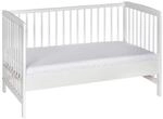 Schardt Beistellbett, Wei&szlig;, Holz, Buche, massiv, 65x77x124 cm, Made in Germany, DIN