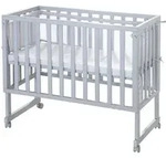 Roba Beistellbett, Taupe, Holzwerkstoff, 45x90 cm, Babym&ouml;bel, Babybetten,
