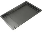 Dr.Oetker Backblech Black Metallic, Schwarz, Metall, 33x3x37-52 cm,