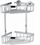 Tesa Duschablage Aluxx Chrome, Chrom, Metall, 17x26x16.3 cm, Badaccessoires,