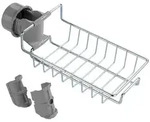 Maximex Badablage, Silber, Metall, 10.5x7x23 cm, Badezimmer, Badezimmerregale,