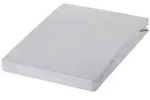 Estella Spannbetttuch, Silber, Hellgrau, Textil, 200x200 cm, Textiles Vertrauen...