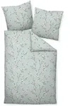 Janine Bettw&auml;sche Tango, Blau, Silber, Hellblau, Textil, Floral, 135x200 cm,
