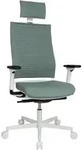 Topstar Drehstuhl, Schwarz, Wei&szlig;, Pastellgr&uuml;n, Kunststoff, Textil, Drehkreuz,