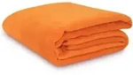 Zollner Kuscheldecke,, Orange, Naturmaterialien, 220x240 cm, Oeko-Tex&reg; Standard 100,