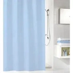 Kleine Wolke Duschvorhang Kito, Blau, Textil, 180x200 cm, wasserabweisend,