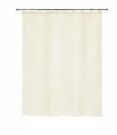 Spirella Duschvorhang Primo, Beige, Textil, Uni, 180x200 cm, antibakteriell,