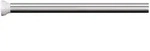Kleine Wolke Duschvorhangstange, Chrom, Metall, 75-125 cm, Textiles Vertrauen -