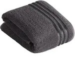 Vossen Badetuch Cult de Luxe, Grau, Textil, Uni, 150x100 cm, ISO 9001, Fkt, Made in