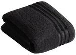 Vossen Badetuch Cult de Luxe, Schwarz, Textil, Uni, 150x100 cm, ISO 9001, Fkt, Made