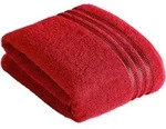 Vossen Badetuch Cult de Luxe, Rot, Textil, Uni, 150x100 cm, ISO 9001, Fkt, Made in