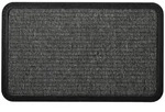 Astra FU&szlig;MATTE Border Star, Grau, Textil, 50x80 cm, rutschfest, Teppiche & B&ouml;den,