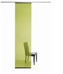 Fl&auml;chenvorhang, Limette, Textil, K&uuml;che, 60x245 cm, Oeko-Tex&reg; Standard 100, mit