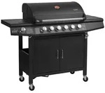 Taino Gasgrill, Schwarz, Metall, 135x114x54 cm, Grills & Outdoor-K&uuml;chen, Gasgrills