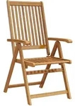 vidaXL Gartenst&uuml;hle, Natur, Holz, 69x111x57 cm, Gartenm&ouml;bel, Gartenst&uuml;hle,