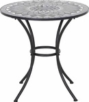 Gardenson GARTENTISCH Schwarz 60x71x60 cm