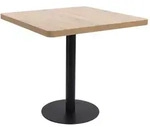 vidaXL Bistrotisch, Hellbraun, Holzwerkstoff, Strukturbuche, Quadratisch,Quadratisch,