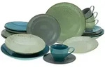 Creatable Kombiservice Nature Collection Bunt, Mehrfarbig, Keramik, 20-teilig, 200