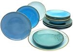 Creatable Kombiservice Nature Collection Aqua, Blau, Keramik, 12-teilig, Essen &