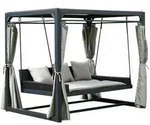 Home Deluxe Pavillon, Anthrazit, Metall, 180x210x236 cm, Sonnen- & Sichtschutz,