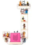 Livetastic Kinderregal, Wei&szlig;, Holzwerkstoff, 7 F&auml;cher, 37x54x19 cm, erweiterbar,