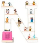 Livetastic Kinderregal, Wei&szlig;, Holzwerkstoff, 10 F&auml;cher, 50x54x19 cm, erweiterbar,