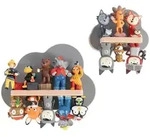 Livetastic Kinderregal, Grau, Holzwerkstoff, 2 F&auml;cher, 22x16x5 cm, erweiterbar,