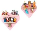 Mid.you Kinderregal, Rosa, Holzwerkstoff, 4 F&auml;cher, 27x27x5 cm, erweiterbar,
