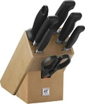 Zwilling MESSERBLOCK Silber, Buche
