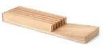 Continenta Messerblock, Braun, Holz, 11x4x39 cm, Kochen, K&uuml;chenmesser, Messerbl&ouml;cke