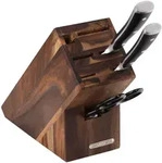 Continenta Messerblock,, Braun, Holz, 10x25x10 cm, Kochen, K&uuml;chenmesser,
