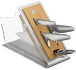 WMF Messerset, Braun, Metall, 5x25x33 cm, Kochen, K&uuml;chenmesser, Messerbl&ouml;cke