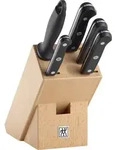 Zwilling Messerset, Silber, Holz, 25 cm, Kochen, K&uuml;chenmesser, Kochmesser