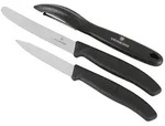 Victorinox Sch&auml;lmesser, Schwarz, Metall, 1 cm, Kochen, K&uuml;chenmesser,...
