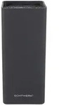 Echtwerk Messerblock, Schwarz, Kunststoff, 22.8x10.7x10.7 cm, ohne Schlitze, Kochen,