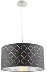 Globo H&auml;ngeleuchte Kidal, Metall, Textil, 140 cm, beliebig k&uuml;rzbar, Lampen &