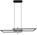 Trio Leuchten Led-H&auml;ngeleuchte Salinas, Schwarz, Metall, 40x150x110 cm, 3-fach